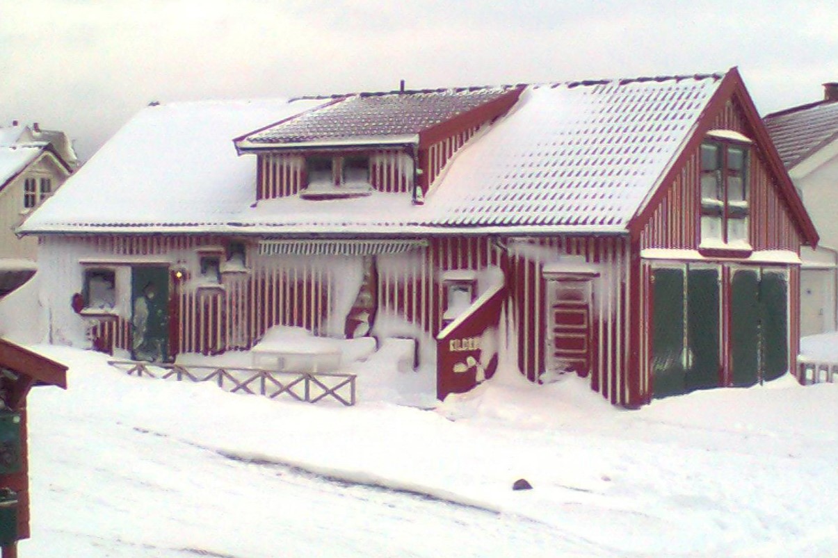 Ferienhaus Sildebua im Winter