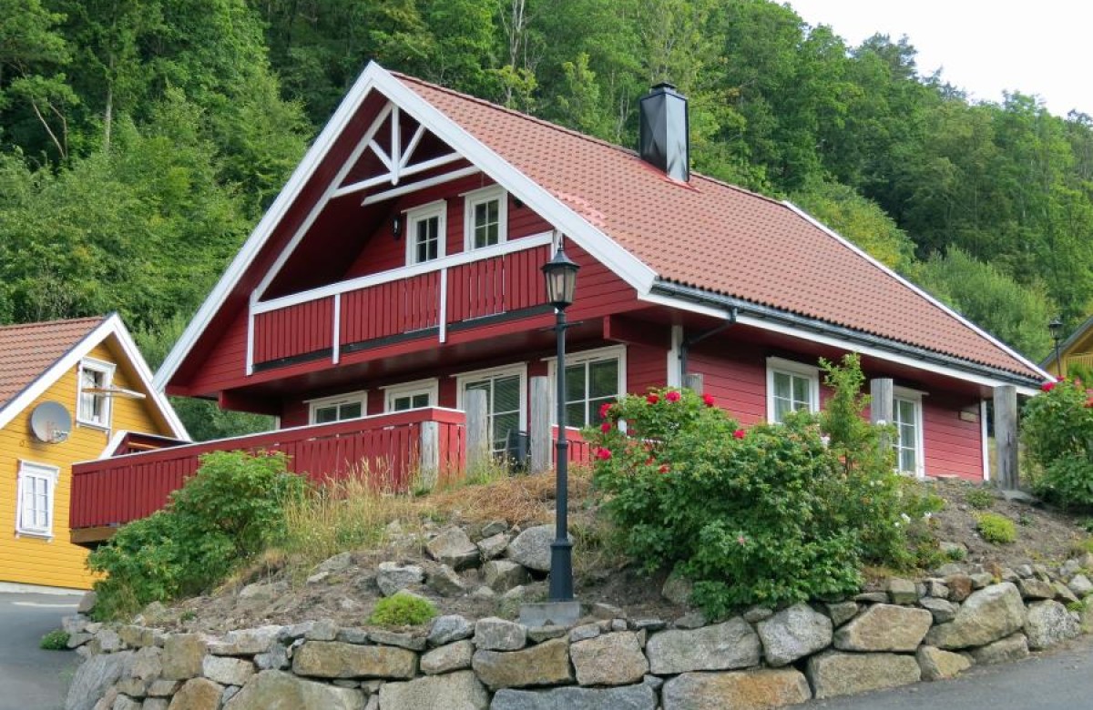 Ferienhaus Fjordtun in Björnevag bei Farsund