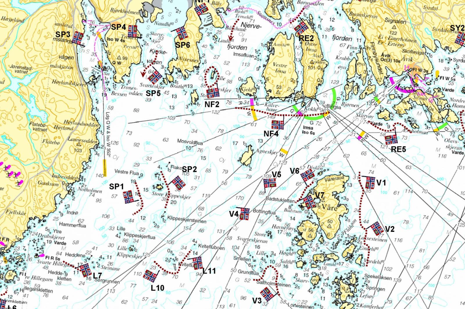 Ausgangspunkt Ramsland, das Angelgebiet