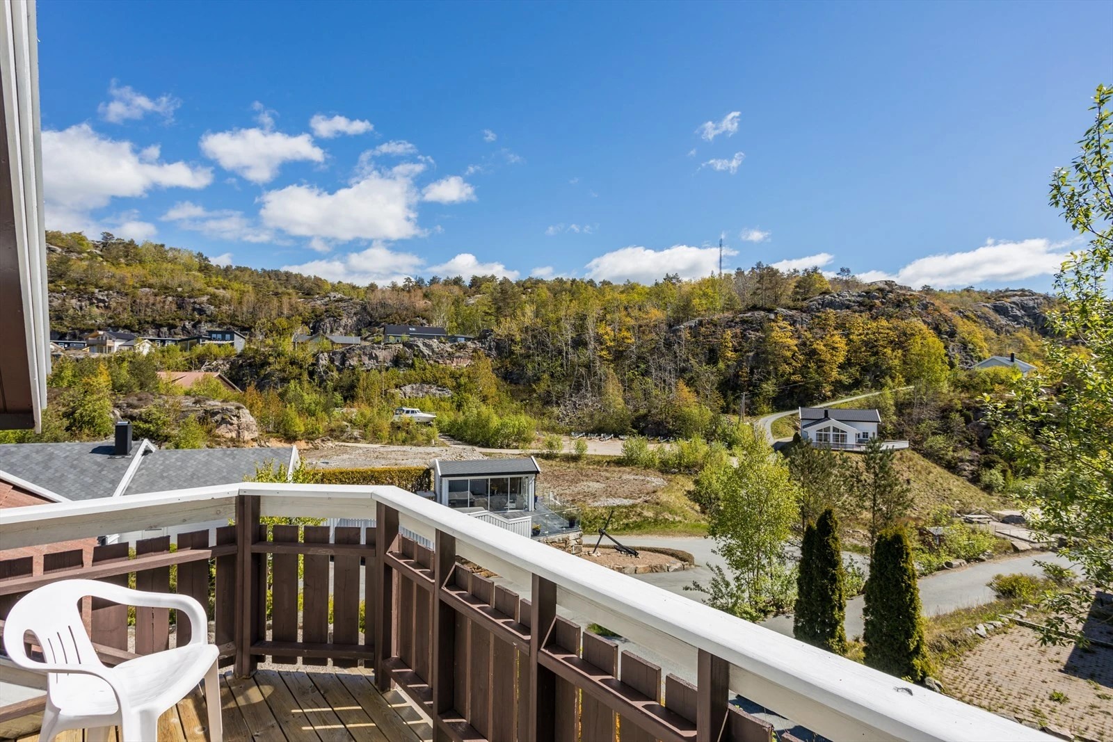 Aussicht vom Balkon