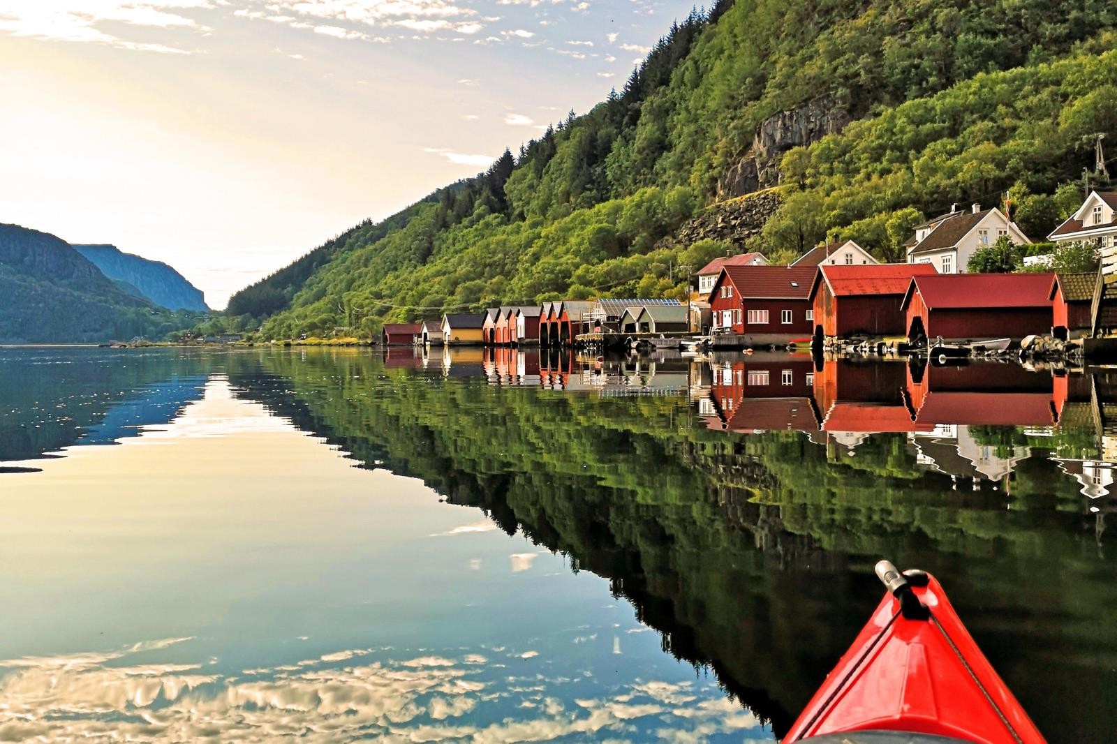 Ferienhaus Sigersvoll am Eidsfjord vor Hidra, Südnorwegen
