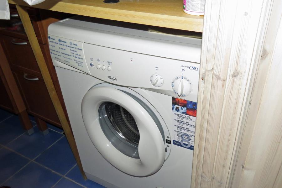 Waschmaschine im Bad