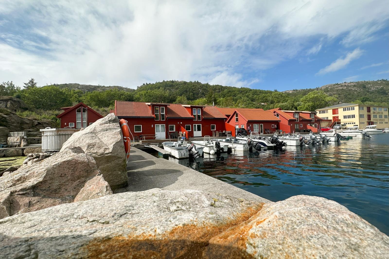 Urlaub in Ramsland Brygge bei Spangereid, Lindesnes, Südnorwegen