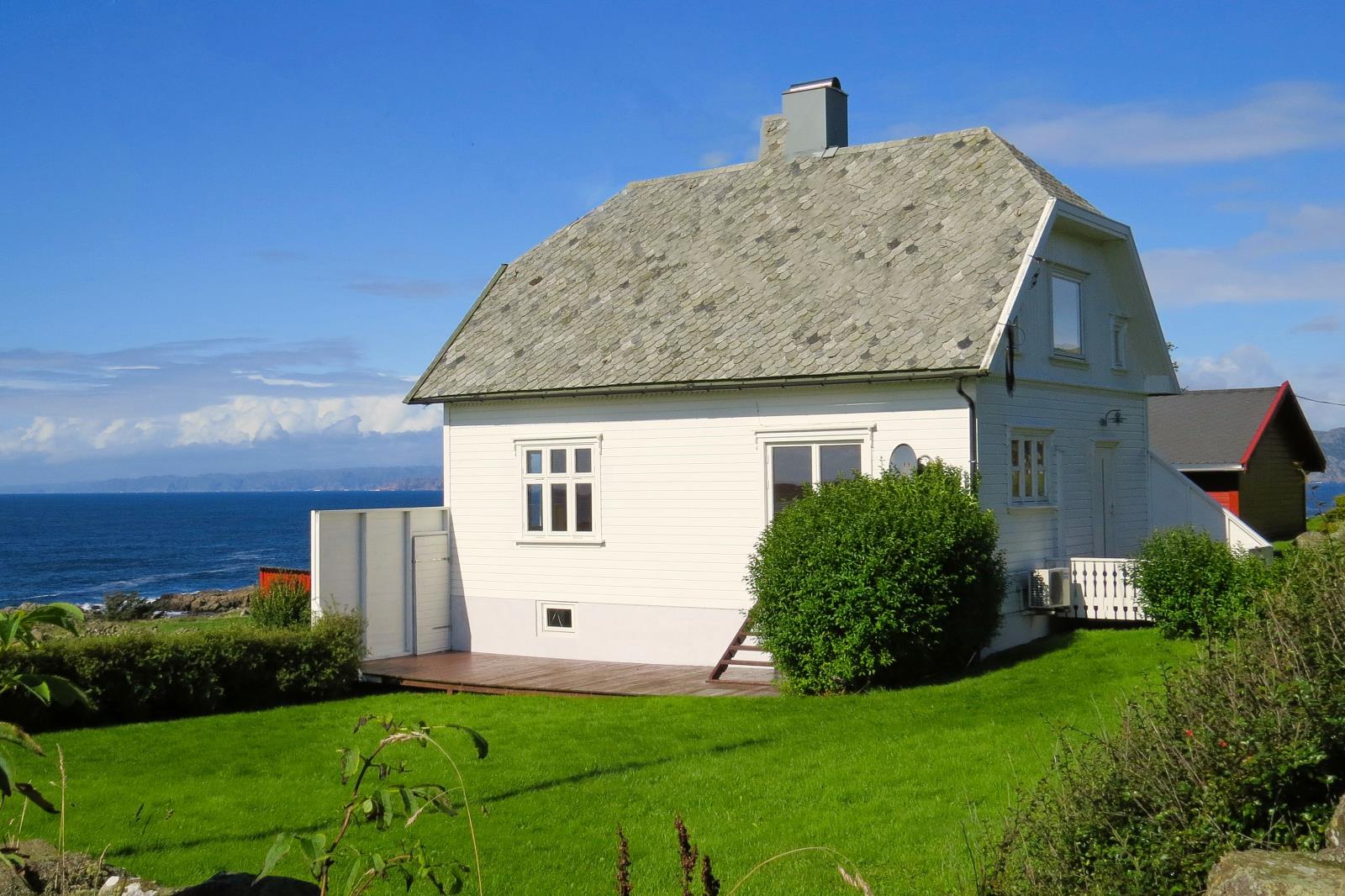 Ferienhaus Küstenperle am Listafjorden bei Borhaug