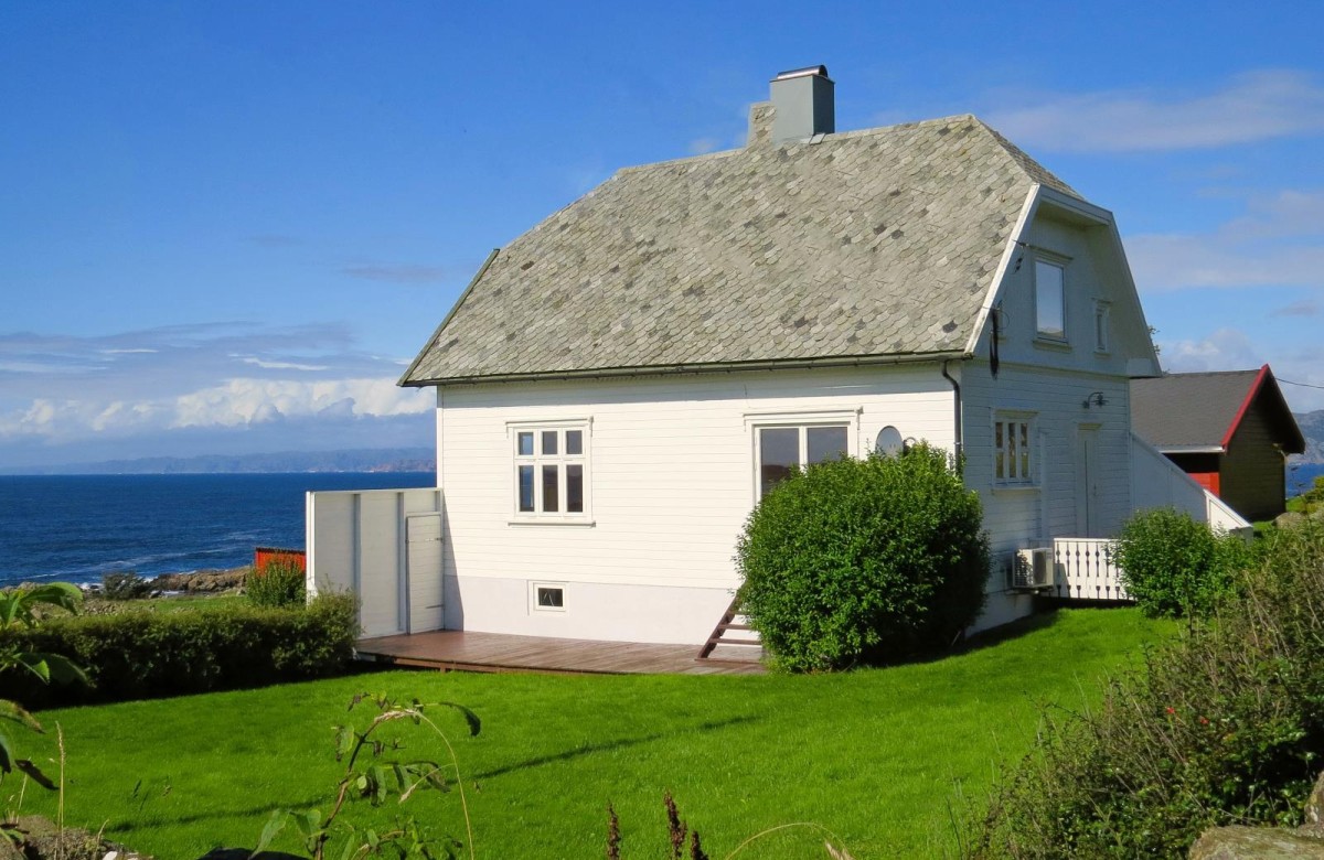 Ferienhaus Küstenperle am Listafjorden bei Borhaug