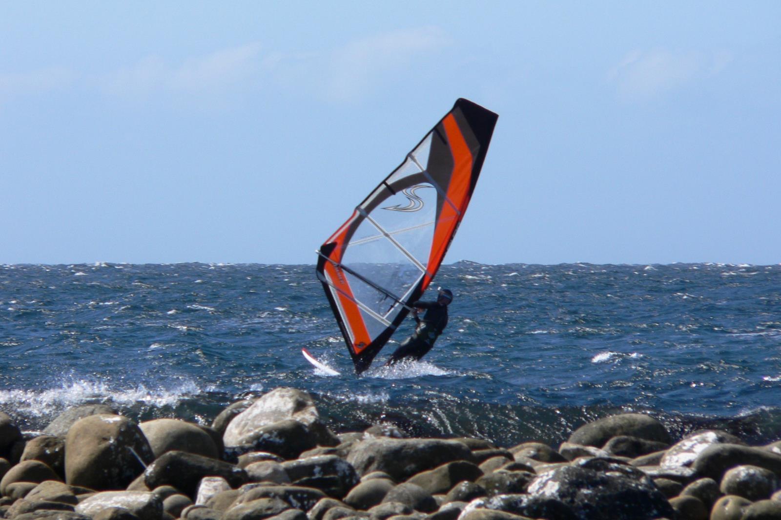 Surfen und Kiten